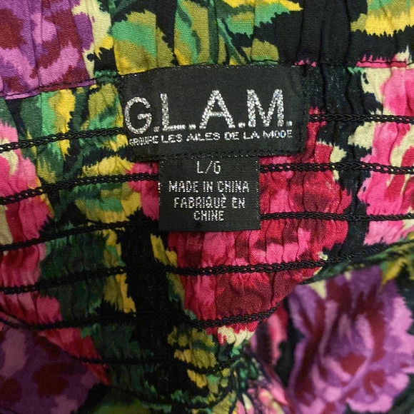 Strapless floral dress - Picture 2 of 2